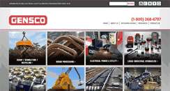 Desktop Screenshot of genscoequip.com